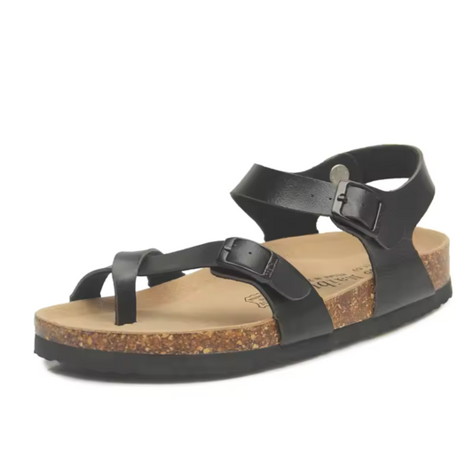 Romina | Dames sandalen met open teen, enkelband en verstelbare gespen Modehuis-Nederland