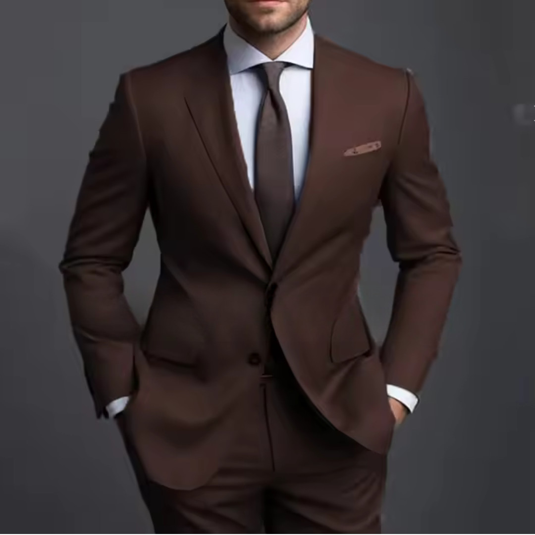 Rogier | Heren tweedelig pak met getailleerde blazer en bijpassende pantalon Modehuis-Nederland