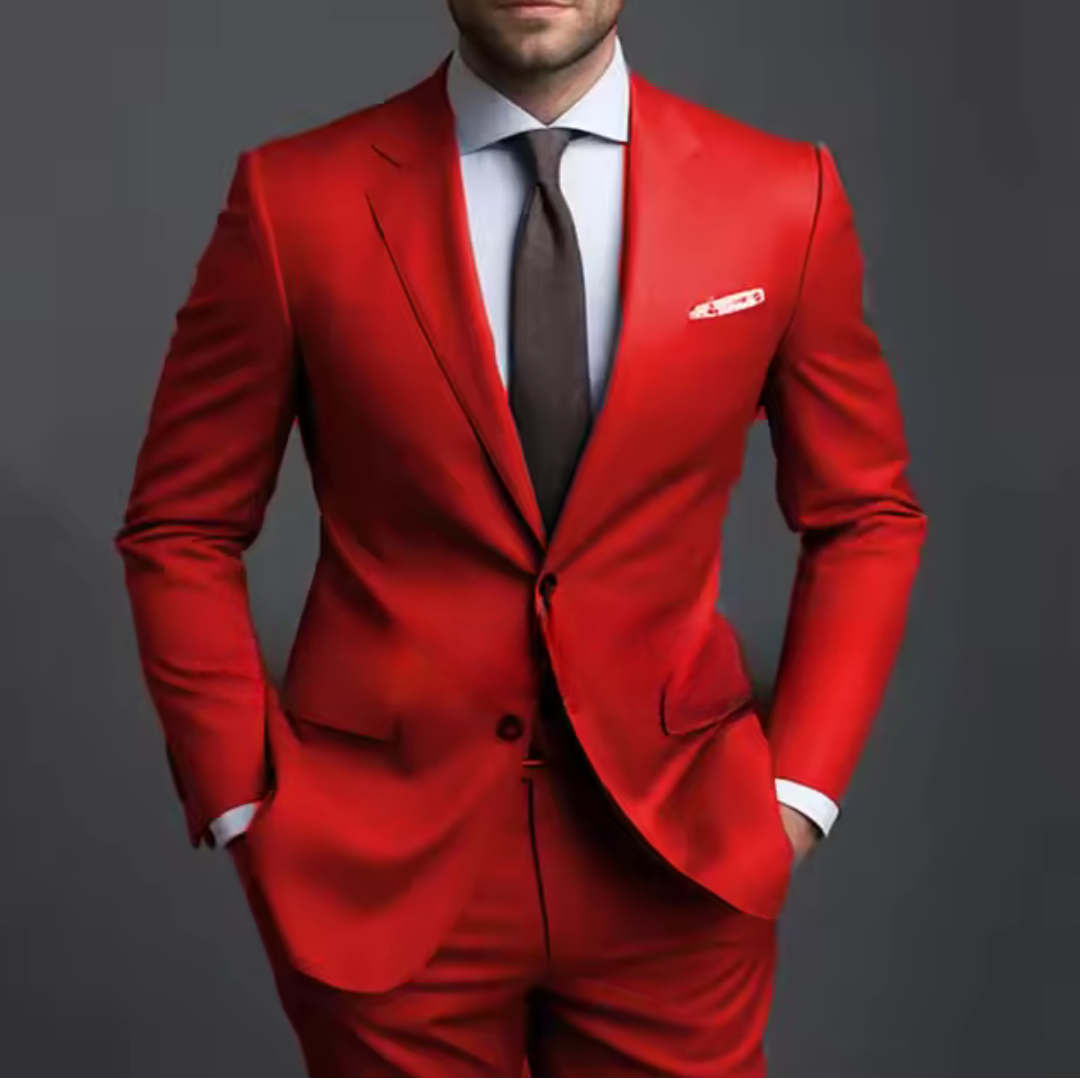 Rogier | Heren tweedelig pak met getailleerde blazer en bijpassende pantalon Modehuis-Nederland