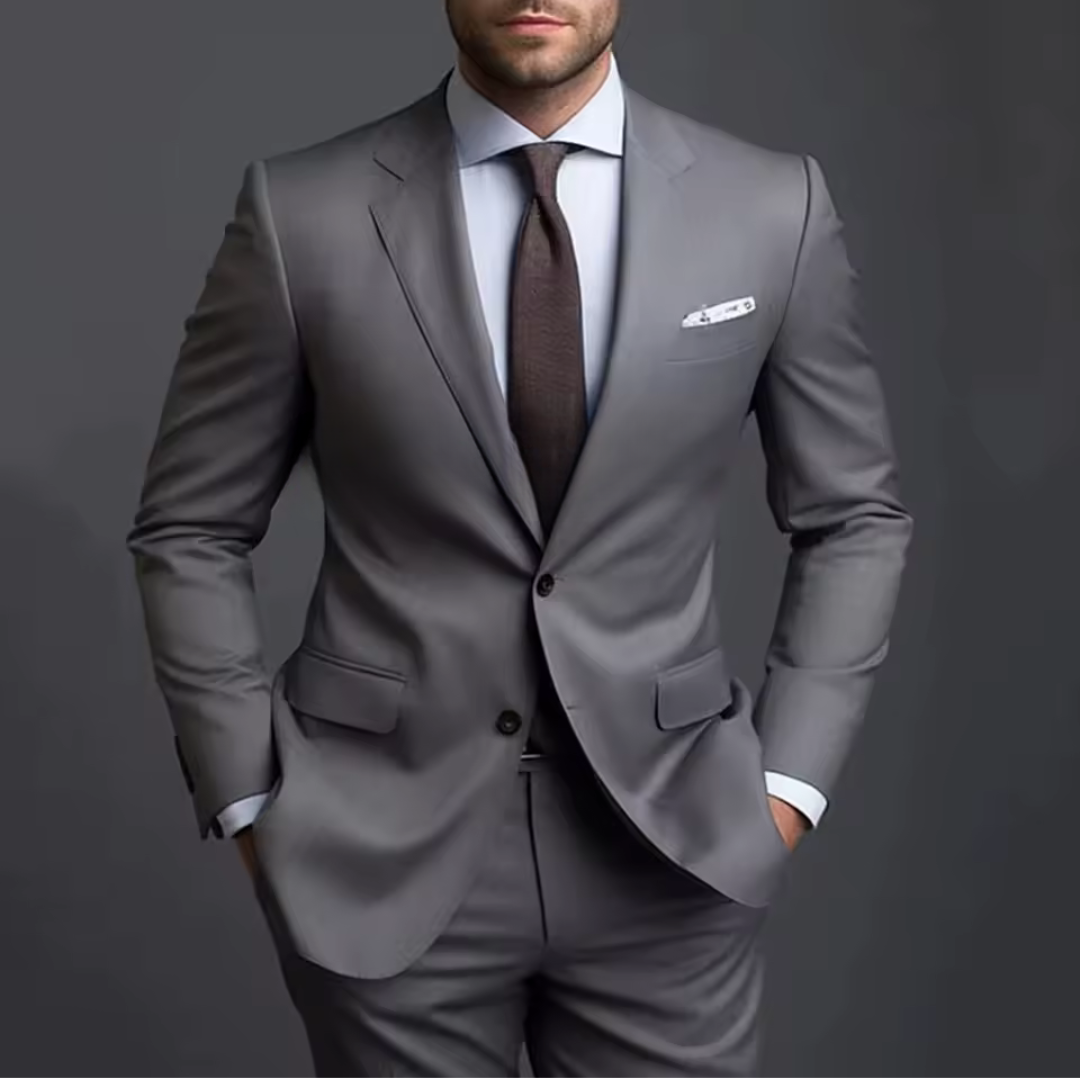 Rogier | Heren tweedelig pak met getailleerde blazer en bijpassende pantalon Modehuis-Nederland