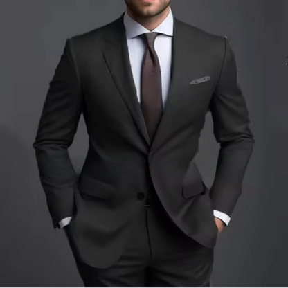 Rogier | Heren tweedelig pak met getailleerde blazer en bijpassende pantalon Modehuis-Nederland