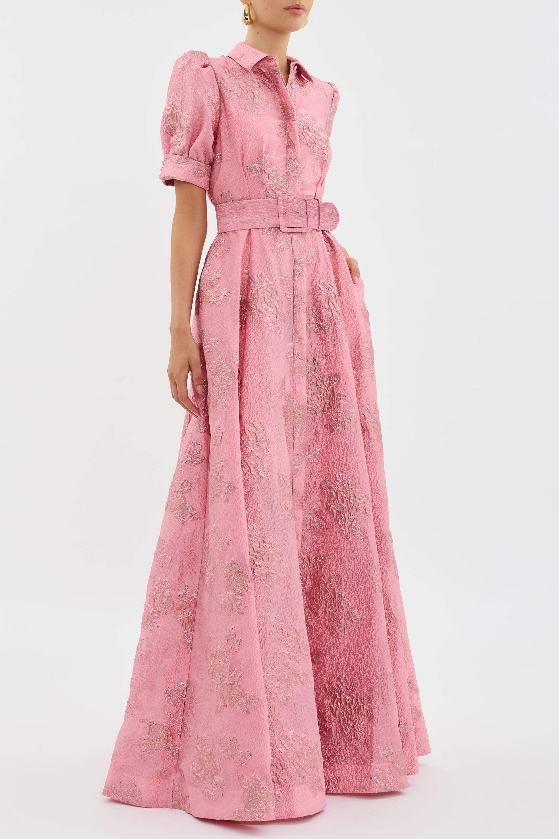 Anna | Short Puff Sleeves Dress Modehuis-Nederland