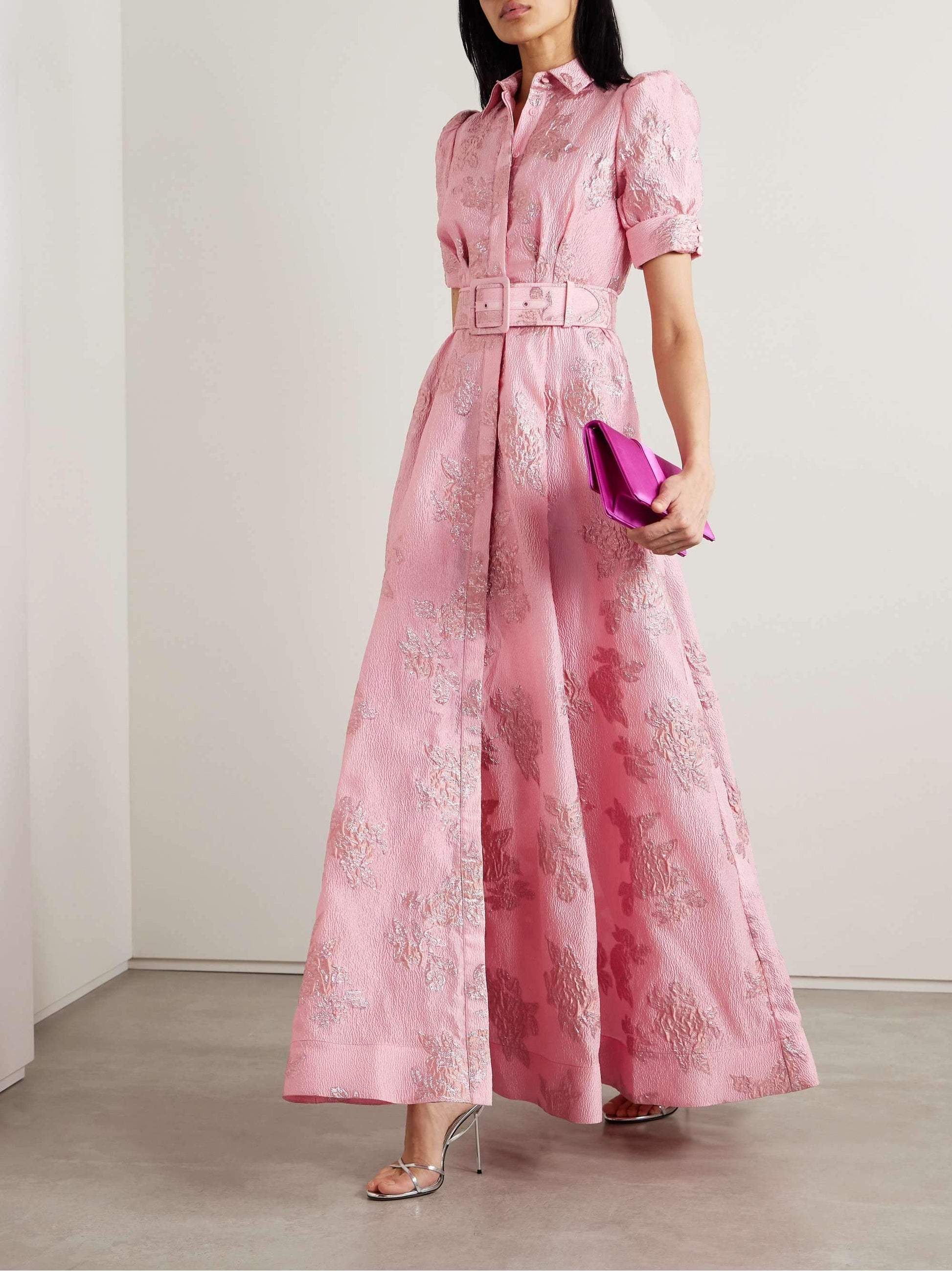 Anna | Short Puff Sleeves Dress Modehuis-Nederland