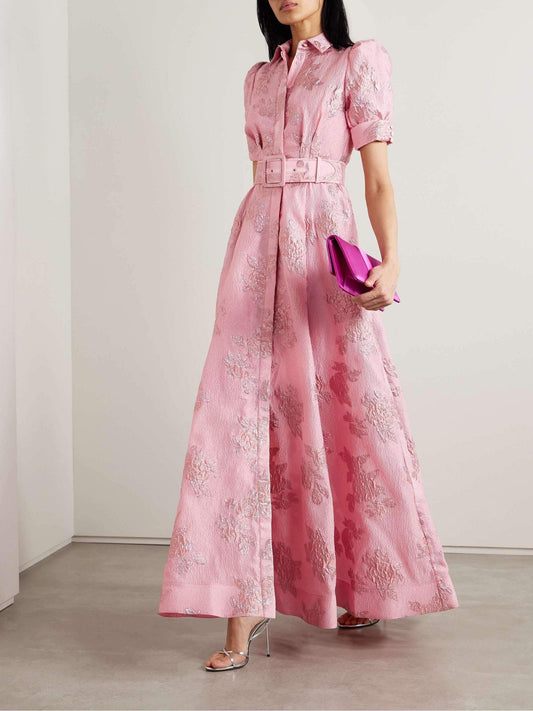Anna | Short Puff Sleeves Dress Modehuis-Nederland