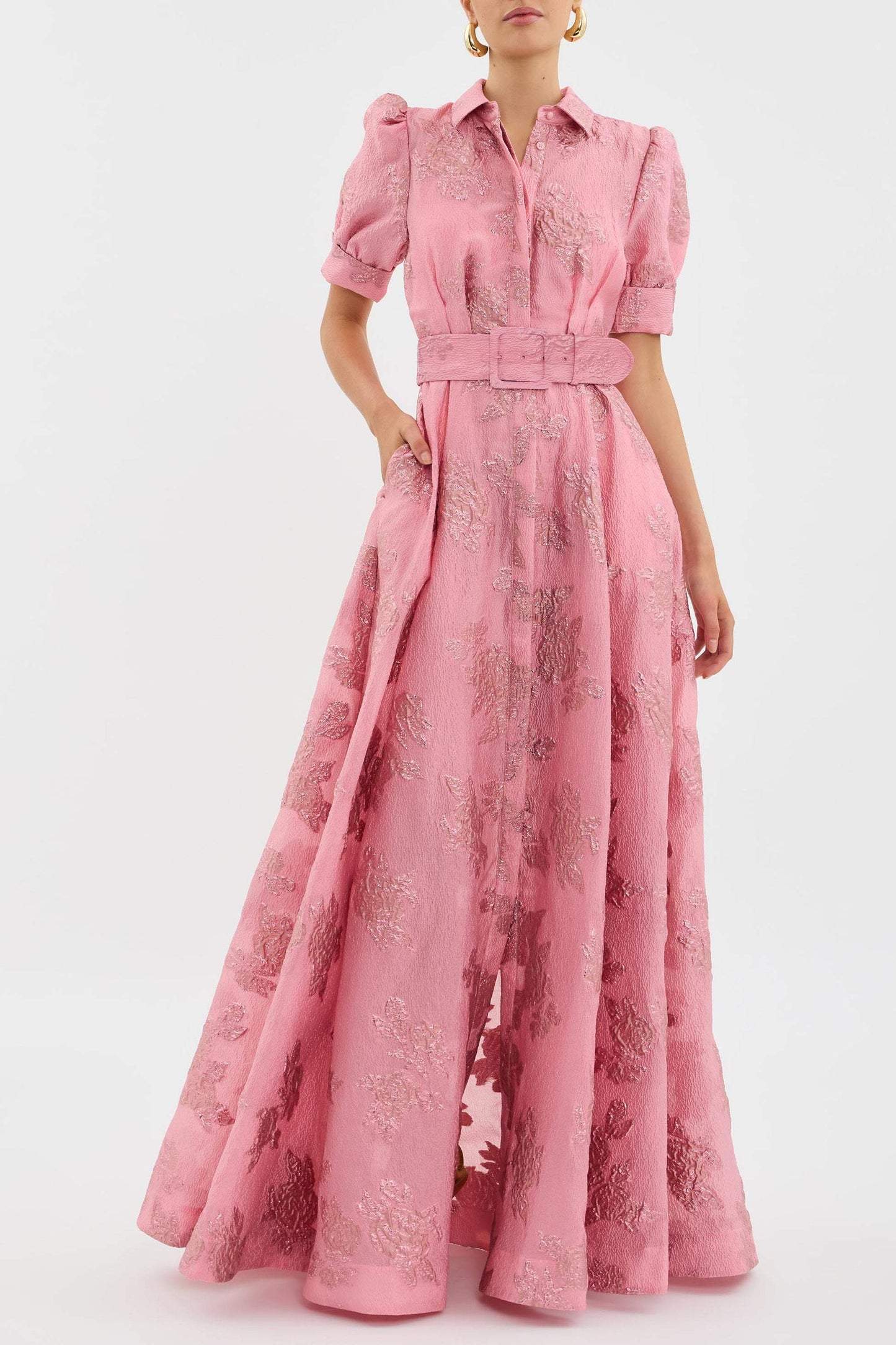 Anna | Short Puff Sleeves Dress Modehuis-Nederland