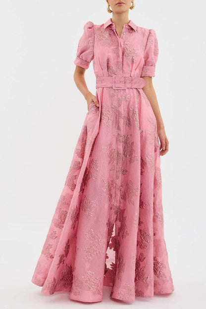 Anna | Short Puff Sleeves Dress Modehuis-Nederland