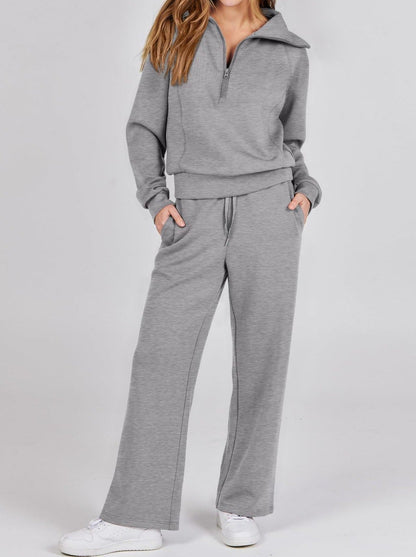 Stijlvolle lounge set met lange mouwen – Berken Modehuis-Nederland