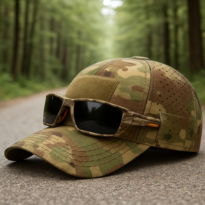 Charlie | Camouflage Pet met Brilhouder Modehuis-Nederland