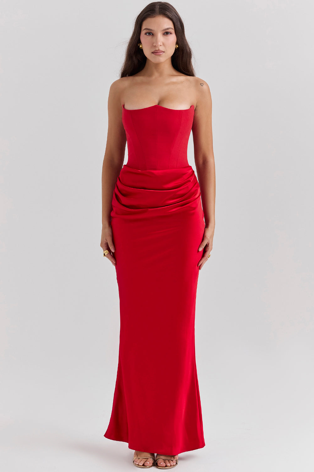 Romy | Strapless Corset Maxi Dress Modehuis-Nederland