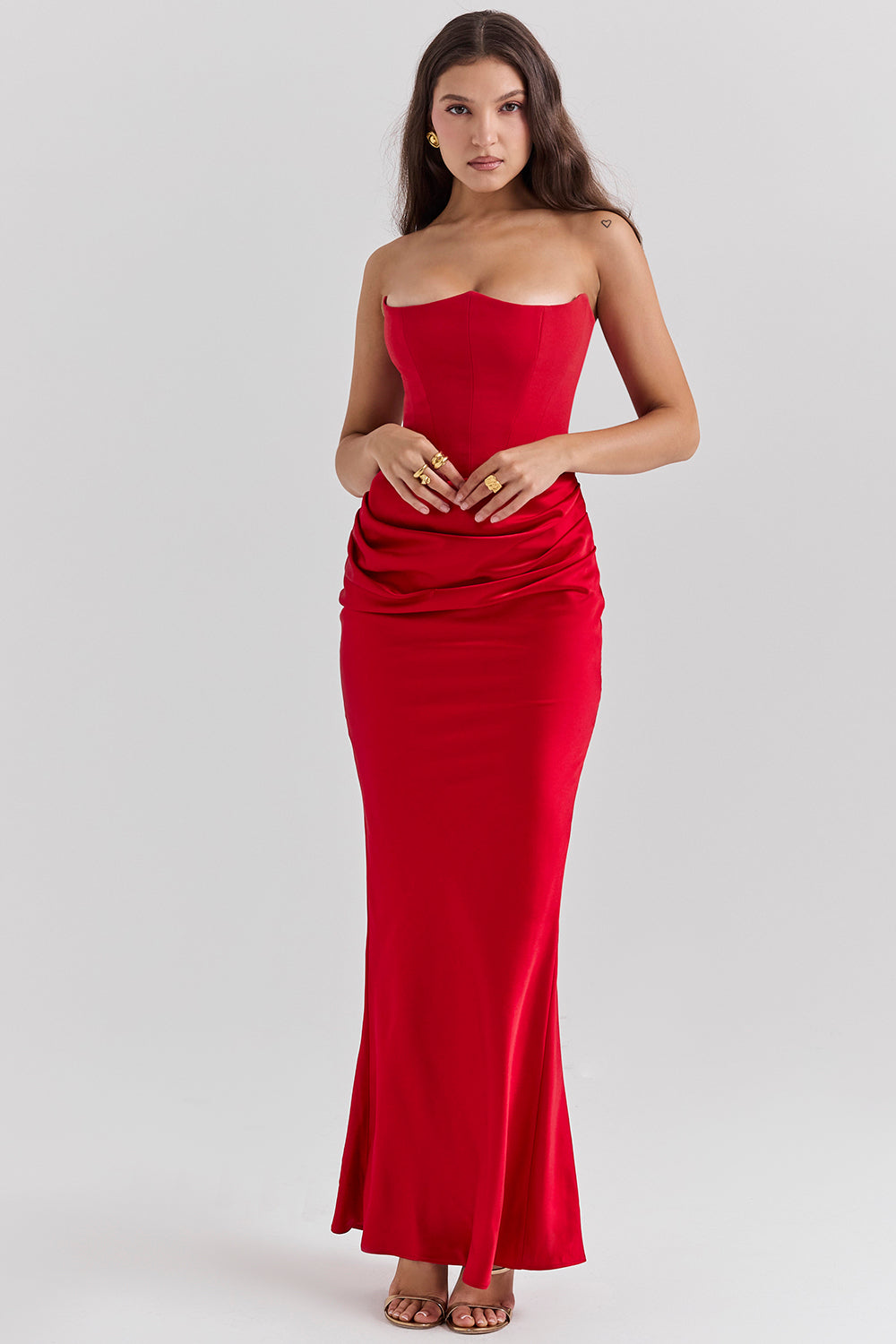 Romy | Strapless Corset Maxi Dress Modehuis-Nederland