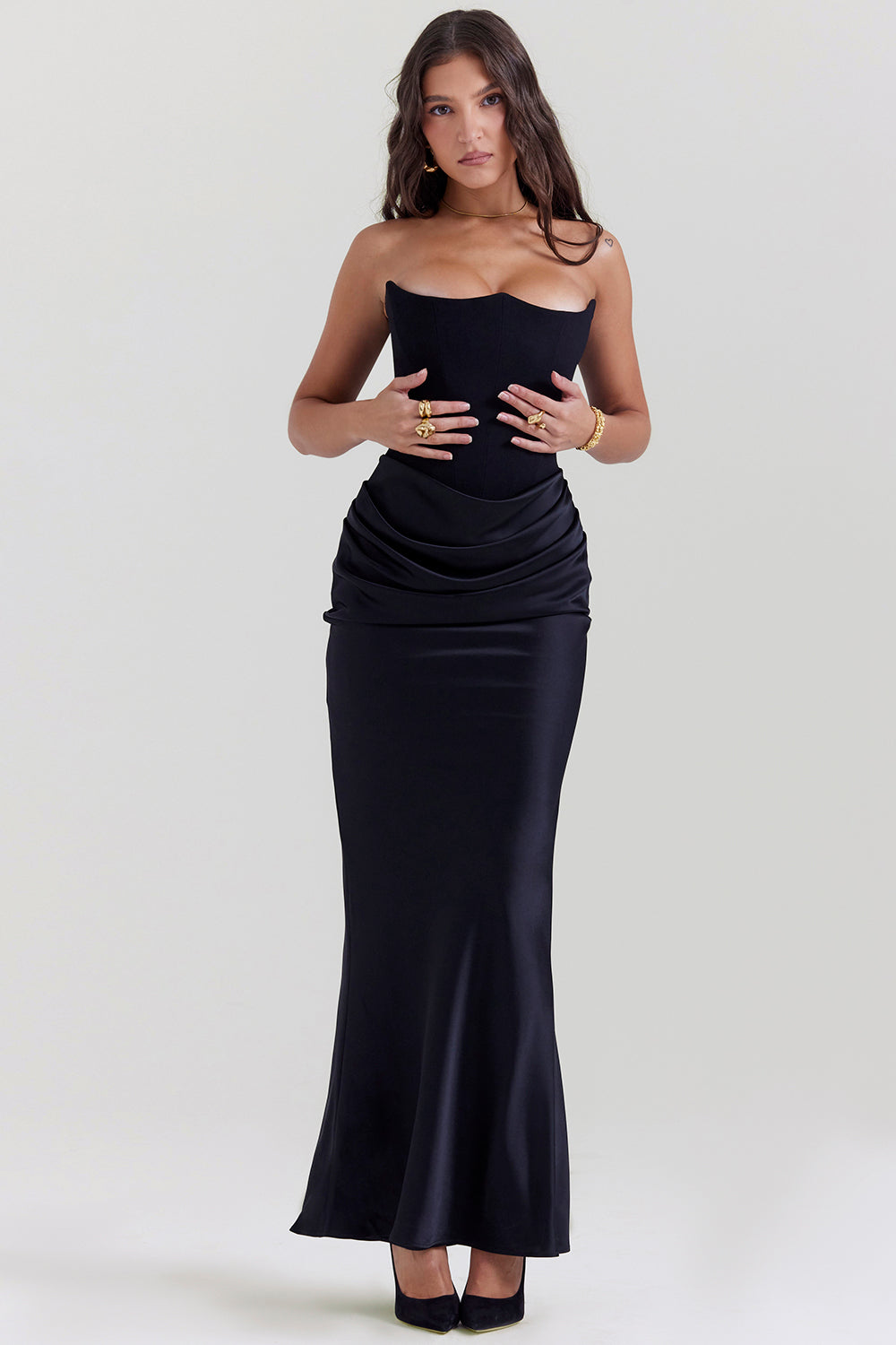 Romy | Strapless Corset Maxi Dress Modehuis-Nederland