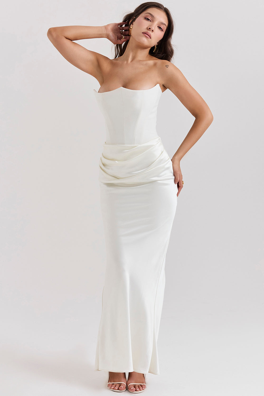 Romy | Strapless Corset Maxi Dress Modehuis-Nederland