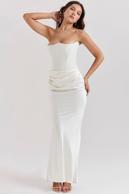 Romy | Strapless Corset Maxi Dress Modehuis-Nederland