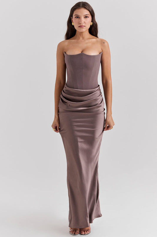 Romy | Strapless Corset Maxi Dress Modehuis-Nederland