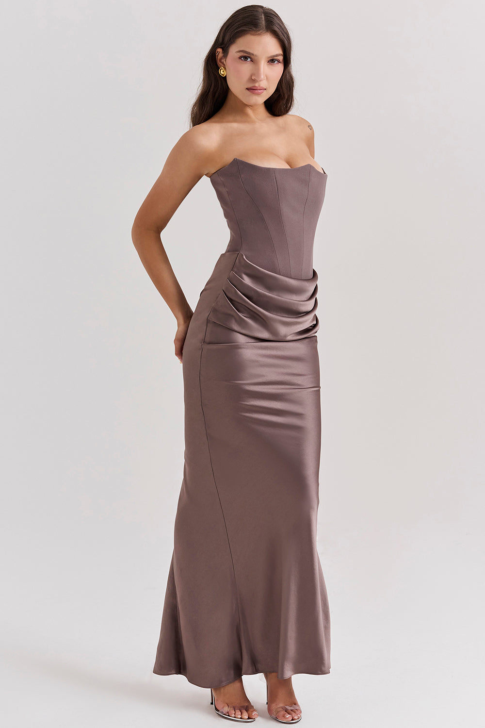 Romy | Strapless Corset Maxi Dress Modehuis-Nederland