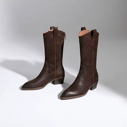 Roosy | Dames western mid-calf laarzen Modehuis-Nederland