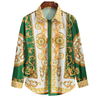 Quinten | Heren blouse met lange mouwen en klassieke kraag Modehuis-Nederland