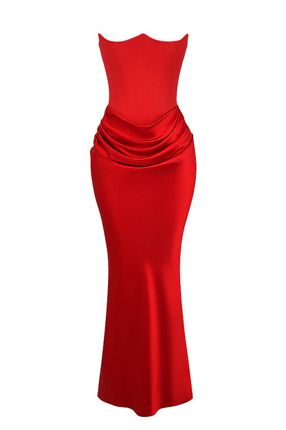 Romy | Strapless Corset Maxi Dress Modehuis-Nederland