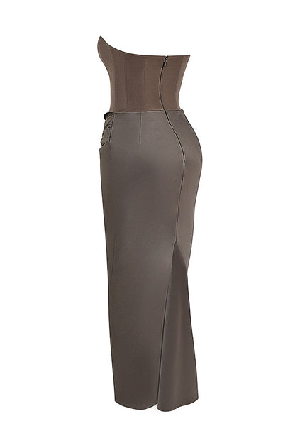 Romy | Strapless Corset Maxi Dress Modehuis-Nederland