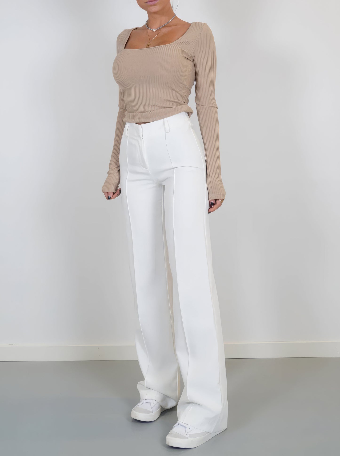 Ozélie | Elegante Comfortabele Wijde Broek Dames - Regular Fit - Luxe Comfort - Essential Elegance Modehuis-Nederland
